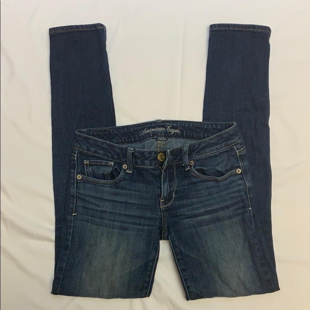 American Eagle stretch straight leg jeans